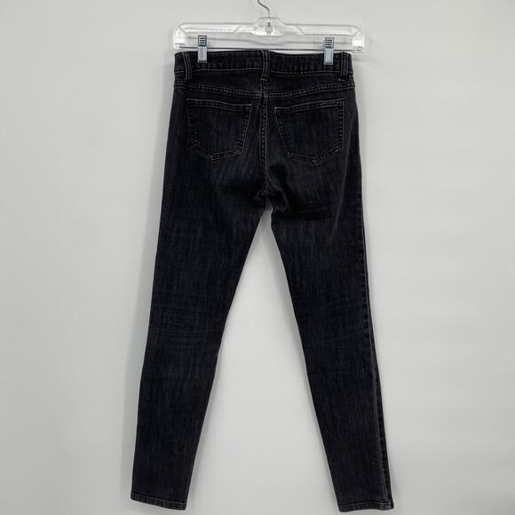 Jennifer Lopez Dark Wash Denim Skinny Jeans Gray Black Size 0 - Picture 5 of 9